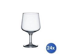 24x Calici In Vetro Trasparente Colosseo Per Acqua Cl28