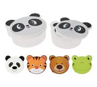 24x Contenitori Alimenti Tiere 4er Set Coperchio Vaso Scatola Stoccaggio Riso