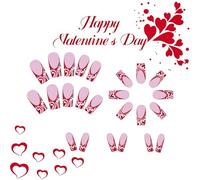 24x Cuore Copri Pieni Copertine False Chiodi Pressa Mezzi Bara Stick On Acrilico Per Festa