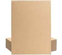 24x Fogli Cartone Ondulato A4 3mm Marrone Artigianato Imballaggio DIY Belle Vous