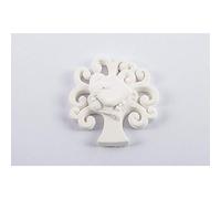 24x Gesso Gessetto Albero con TOCCO LAUREA decorazione bomboniera