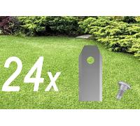24x Lame per robot tagliaerba | Lame per Husqvarna Automower | Gardena Sileno