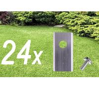 24x Lame per robot tagliaerba | Lame per Worx Landroid | Einhell | LandXcape