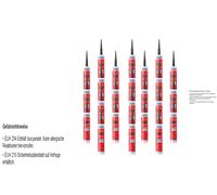 24x Liqui Moly Liquimate 8100 1K-PUR Nero Carrozzeria Sigillante 300 ML