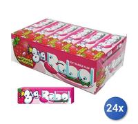 24x Multipack Chewing Gum Gomma Bigbabol Stick X24 Panna Fragola