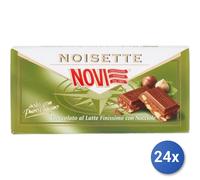 24x Multipack Cioccolato Novi Tavoletta 100 Noisette Latte