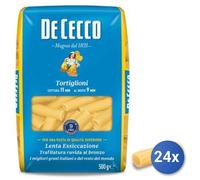 24x Multipack De Cecco Pasta di semola Tortiglioni n. 23 gr. 500