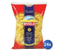 24x Multipack Divella Semola 18 Mezzi Rigatoni Gr 500