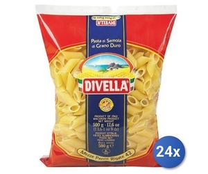 24x Multipack Divella Semola 42 Mezze Penne Rigate Gr 500
