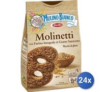 24x Multipack Mulino Bianco Biscotti Molinetti Gr 350