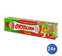 24x Multipack Ortolina Rodolfi Tubo Gr 130 Piccante