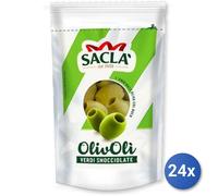 24x Multipack Sacla Olive Snocciolate Busta Gr 185