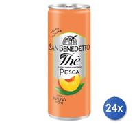 24x Multipack San Benedetto The Lattina Pesca 330