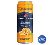 24x Multipack San Pellegrino Lattina Cl 33 Aranciata