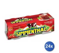 24x Multipack Simmenthal Carne Lessata Gr 140X3