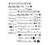 24x Natale Kerzentattoos 2er Set Candele Decorazione Fai Natalizia Tatuaggio