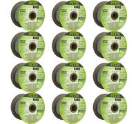 24x Petec Nastro Karo, Butile, Piatto, Grigio 2 Mm X 20 Mm X 16 M Rullo