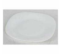 24x Piatto Parma Bianco Rettangolare da Dessert Sottobicchieri Stoviglia Tavolo