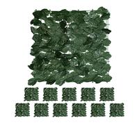 24x recinzione frangivista edera artificiale 90 g resistente Set