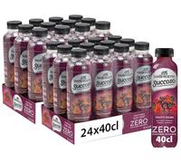 24X San Benedetto Succoso Zero FRUTTI ROSSI Uva Lampone Fragola Sambuco 400ml