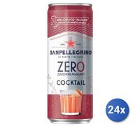 24x San Pellegrino Lattina Cl 33 Zero Cocktail