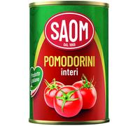 24x Saom Pomodorini Interi 400gr Barattolo Lattina Pomodorini Rossi 24x400gr