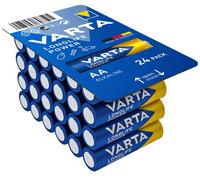24x VARTA AA Longlife Power LR6 1,5V Batterie Alcaline Monouso Performance