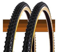 24x1.5 Pneumatico MTB 24-1.5 con Battistrada a Blocchi Aggressivo per Cerchi da 24 Pollici con 24 1 5 Fianco Rinforzato 40-507 40-65 PSI Fuoristrada(2pcs)