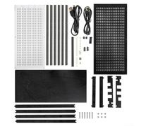24x16 Dot LED per MATRIX per musica per display spettro con rilevamento del ritmo in tempo reale effetto luce lampeggiante e cinque modalità di visualizzazione personalizzabili (B)