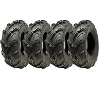 24x8.00-12 Atv Quad Pneumatico Obor Mudsling WU05 Tubeless Strada Legale 217kg (
