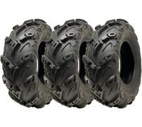 24x8.00-12 ATV Quad Tyre OBOR Mudsling WU05 Tubeless Road Legal 217kg (Set di 3)