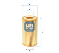 25.003.00 UFI Filtro olio per OPEL,SAAB,VAUXHALL