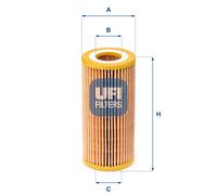 25.041.00 Filtro olio Ufi