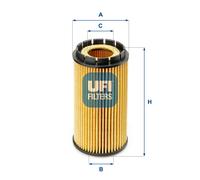 25.053.00 Filtro olio Ufi