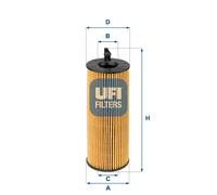 Ufi Filtro Olio Bmw Serie 1 (E81,E87,E88) 3 (E92,E93) 25.084.00
