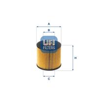25.086.00 Filtro olio Ufi