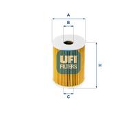 25.091.00 Filtro olio Ufi