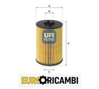 25.144.00 UFI FILTRO OLIO PER VW GOLF 1.6TDI 13-
