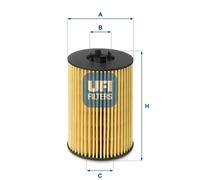 25.144.00 UFI FILTRO OLIO PER VW GOLF 1.6TDI 13-