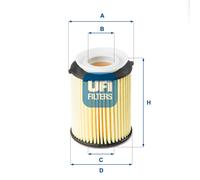 25.178.00 Filtro olio Ufi