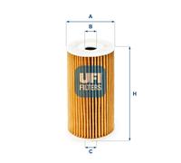 25.186.00 Filtro olio Ufi