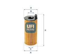 25.188.00 Filtro olio Ufi