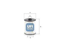 25.228.00 UFI Filtro olio per FIAT