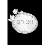 25/26 A4 Week To View Floral Academic Diary With Weekly Affirmations: 13 Month Weekly School Planner With Timetable And Conversion Charts