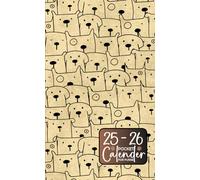 25-26 Pocket Calendar for Purse: Compact 2-Year Monthly Planner for Dog Lovers, 2025-2026 Small-Sized Agenda with Daily Inspiration, Holiday Reminders, and On-the-Go Organization.