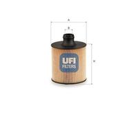 25.284.00 Filtro olio Ufi