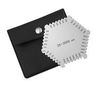 25-3000umHexagon Pettine Per Pellicola Bagnata Misurazione Manuale Misuratori Spessore Strumento Misurazione Precisione Misuratori Spessore Della Vernice Strumento Misurazione