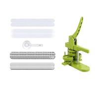 25/32/37/44/58/75mm Button Maker Machine Crafting FAI DA TE Pellicola Trasparente Carta Bianca Badge Punch Presse Strumenti Di Copertura In Metallo(37mm)