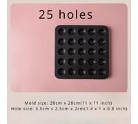 25/35/48 Foro Cupcake Vassoio Mini Cottura Al Forno Antiaderente Muffin Dolci