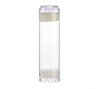 25,4 cm per alloggiamento filtro acqua trasparente vuoto riutilizzabile 25,4 cm